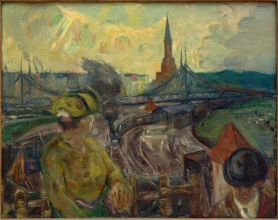 View of the Gesundbrunnen Station by Max Beckmann