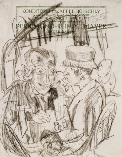 Cafe Life by Max Beckmann