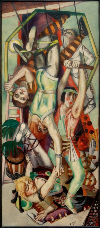 The Trapeze by Max Beckmann