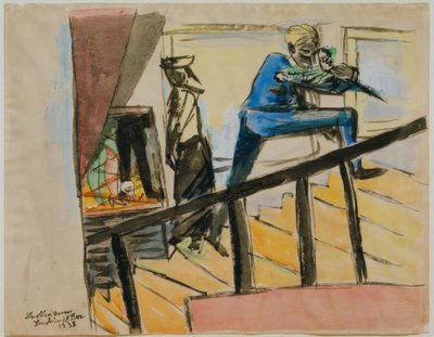 The Bellboy by Max Beckmann