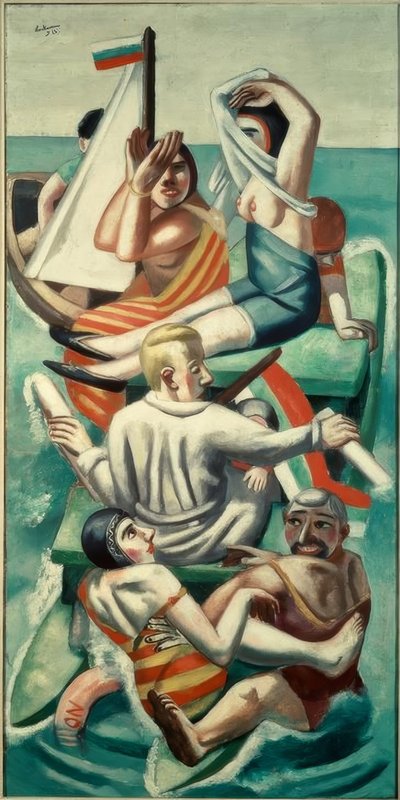 The Barge by Max Beckmann