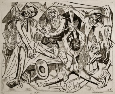 The Night by Max Beckmann