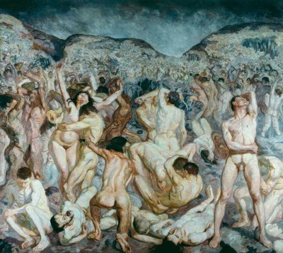 The Battle by Max Beckmann