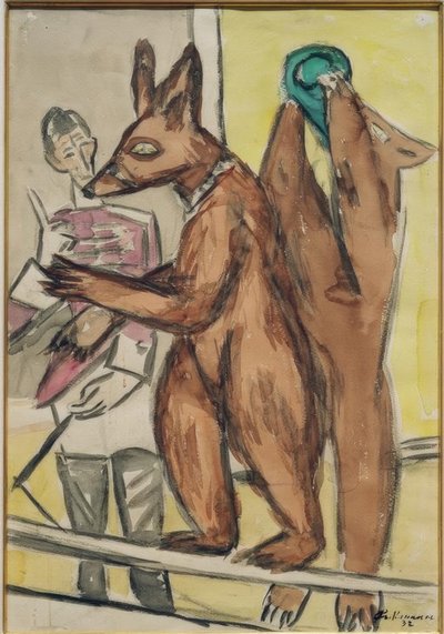 Trained Bears by Max Beckmann