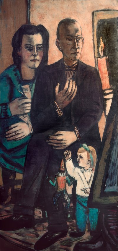 Lütjens Family Portrait by Max Beckmann
