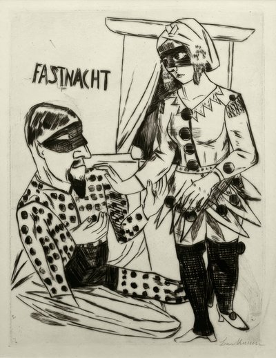 Carnival by Max Beckmann