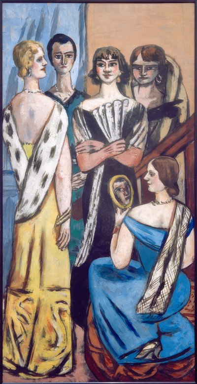 Large Portrait of Women (Five Women) by Max Beckmann