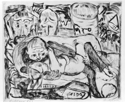 Lovers II by Max Beckmann