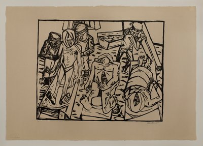 Morgue by Max Beckmann