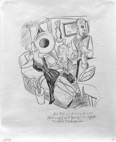 Furnished by Max Beckmann