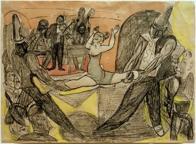 Nightclub in New York by Max Beckmann