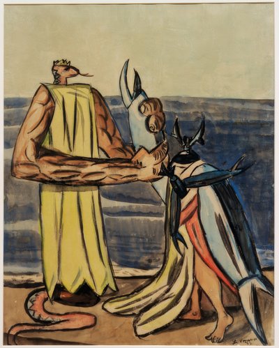 The Snake King and the Stag Beetle Bride by Max Beckmann
