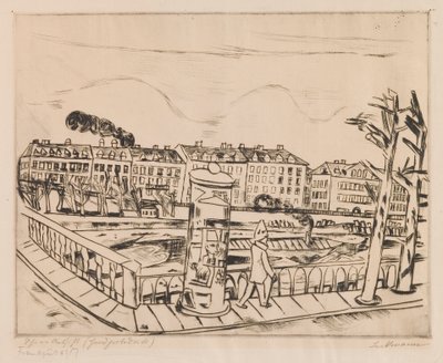 Beautiful View (Winter Landscape) by Max Beckmann