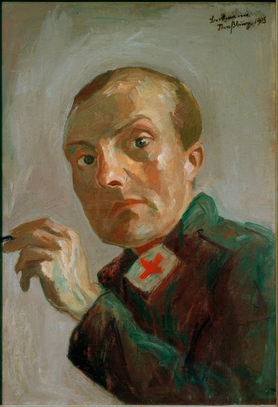 Self-Portrait as Nurse by Max Beckmann