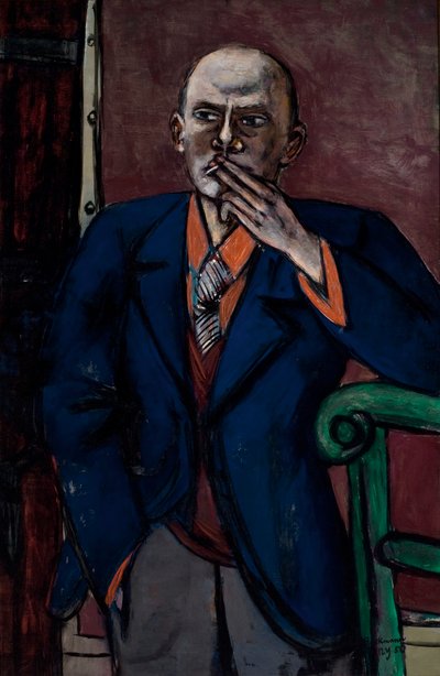 Self-Portrait 1950 by Max Beckmann