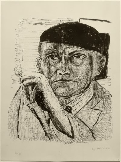 Self-Portrait by Max Beckmann