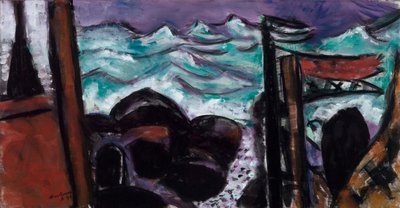 Small Stormy Sea by Max Beckmann