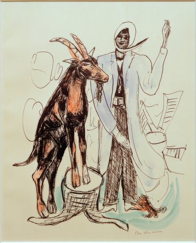 The Buck by Max Beckmann
