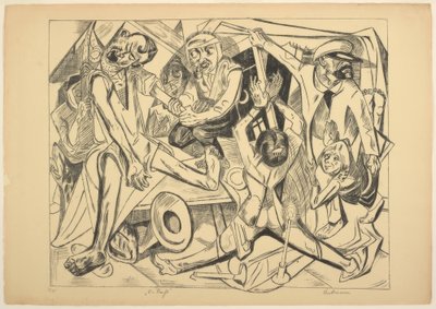 The Night, plate seven from Die Hölle by Max Beckmann