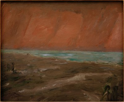 Gloomy Evening by the Sea by Max Beckmann