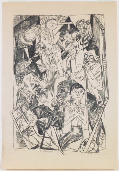 The Ideologists by Max Beckmann