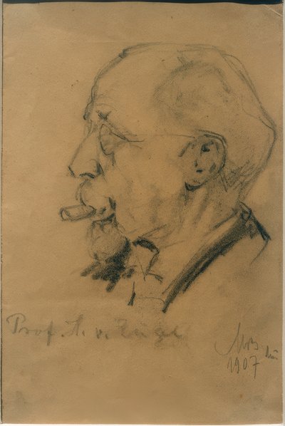 Portrait of Heinrich von Zügel by Max Bergmann