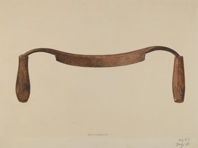 Drawknife, c. 1938 by Max Fernekes