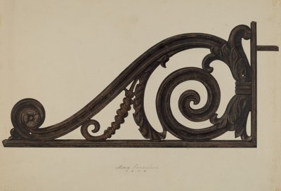 Scroll, 1938 by Max Fernekes