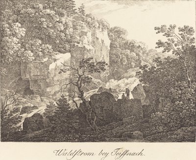 Forest Stream near Teissnach by Max Joseph Wagenbauer