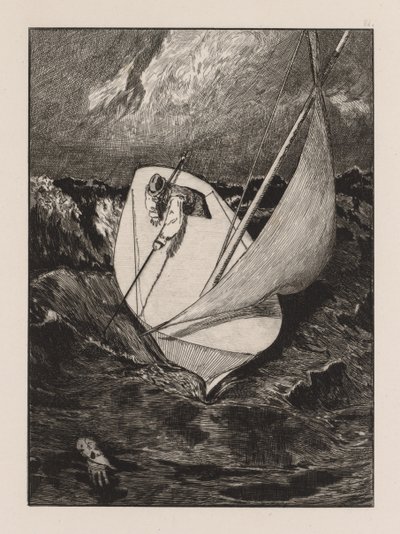 A Glove: The Rescue, 1880 by Max Klinger