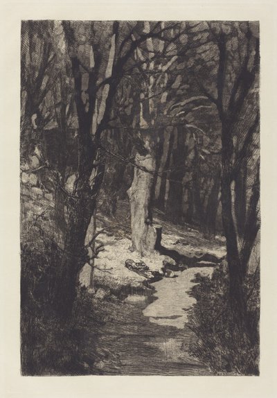 In the Forest by Max Klinger