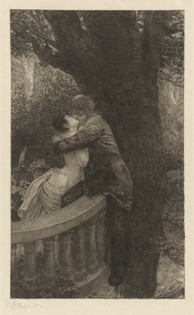 In the Park, 1878 by Max Klinger