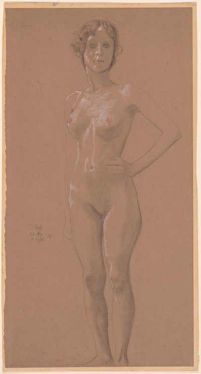 Standing Nude by Max Klinger