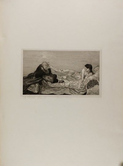 The Proposition, plate six from A Life by Max Klinger