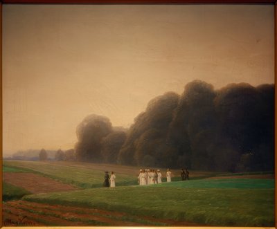 Walk near Dessau-Großkühnau by Max Korn
