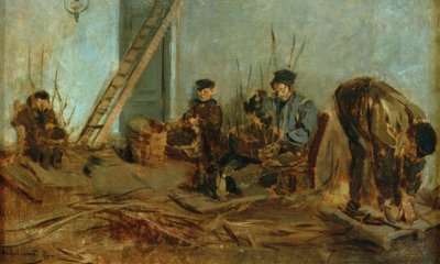The Basket Weavers by Max Liebermann