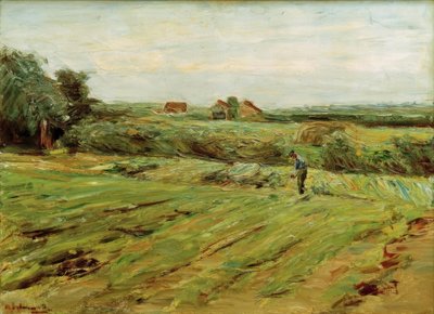 Harvest Field – Cabbage Field (?) by Max Liebermann