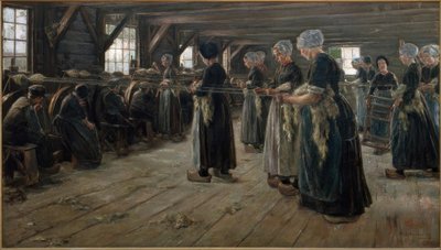 Flax Barn in Laren by Max Liebermann