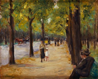In the Tiergarten, Berlin by Max Liebermann