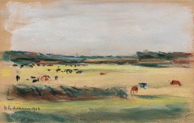 Landscape with Grazing Cows. 1908 by Max Liebermann