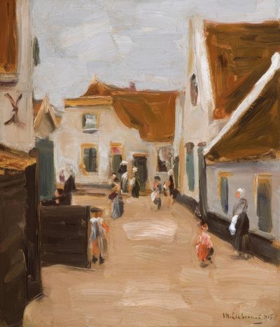 M. Liebermann, Village Street in Noordwijk by Max Liebermann