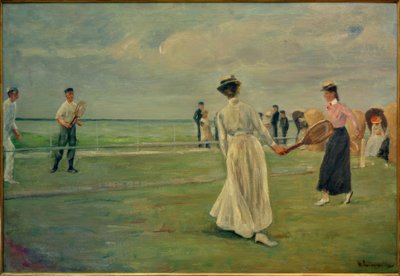M. Liebermann, Tennis Player by the Sea by Max Liebermann