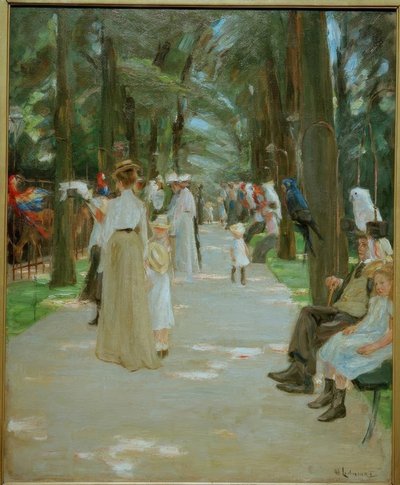 Parrot Alley by Max Liebermann