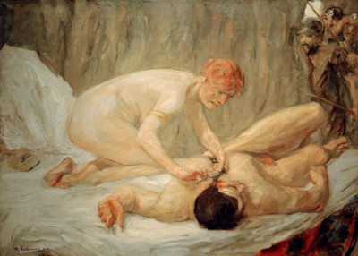 Samson and Delilah by Max Liebermann