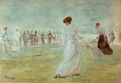 Tennis Player by Max Liebermann