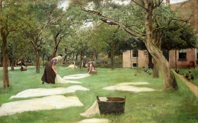 The Bleaching of Linen by Max Liebermann