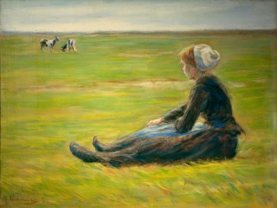 Goatherd in the Dunes by Max Liebermann