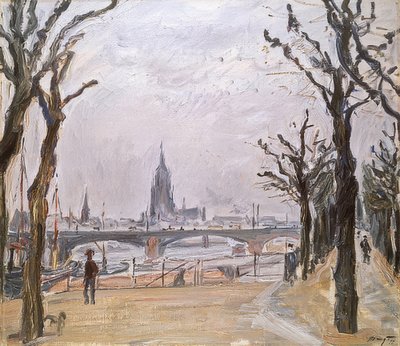 View of Frankfurt by Max Slevogt
