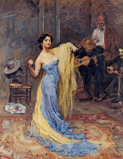 Portrait of the Dancer Marietta di Rigardo by Max Slevogt