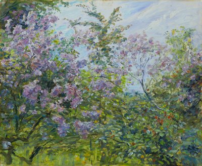 Blossoming Lilac, c.1921 by Max Slevogt